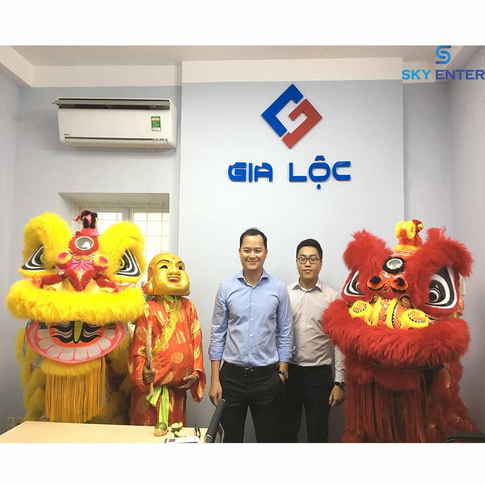 Cung cấp lân sư rồng khai trương đầu năm công ty Gia Lộc